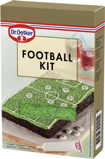 Dr. Oetker Football kit 135 g koristelusetti