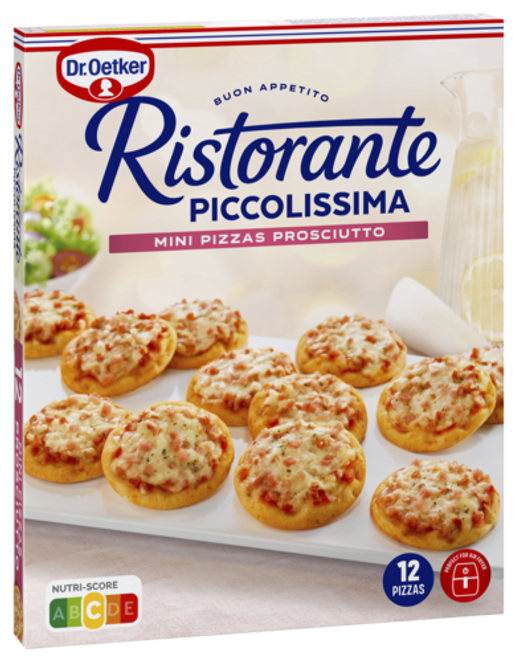 Dr. Oetker Ristorante Piccolissima Prosciutto 12er