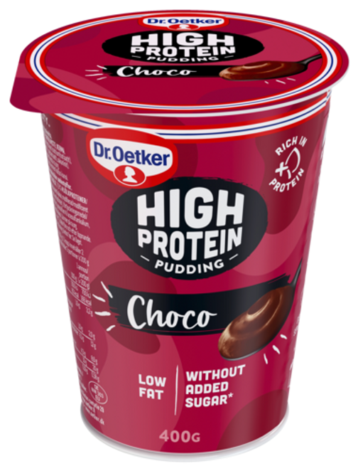 Dr. Oetker High Protein - vanukas suklaa 400 g