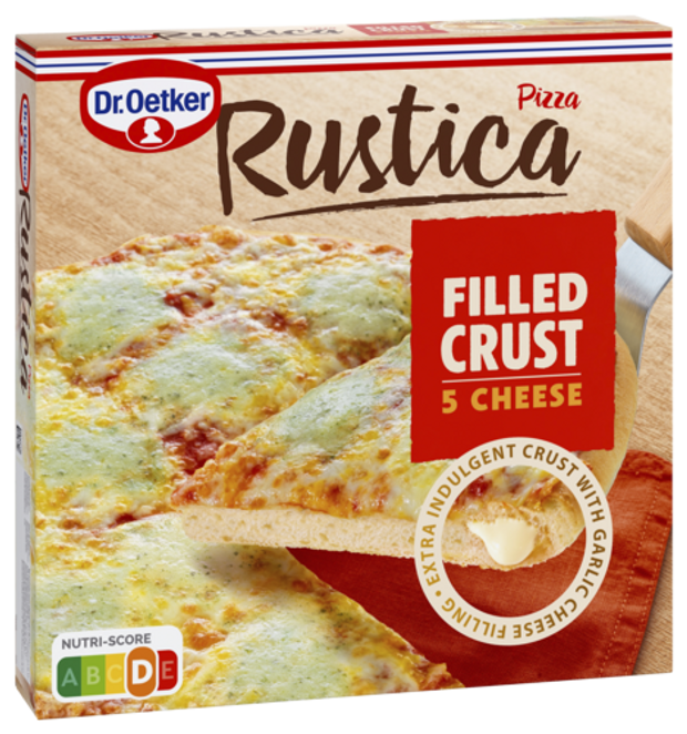 Dr. Oetker Rustica Filled Crust 5 Cheese 505g