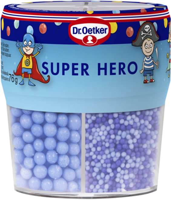 Dr. Oetker Super Hero -koristerakeet 76 g