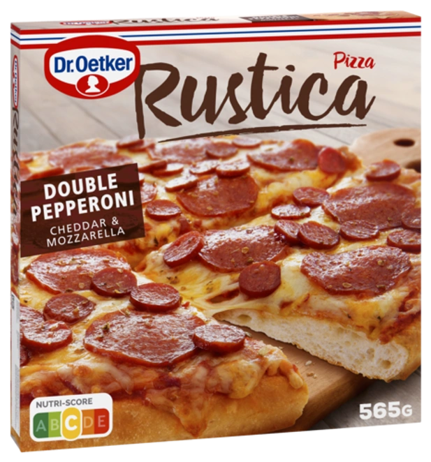 Dr. Oetker Rustica Double Pepperoni 565 g