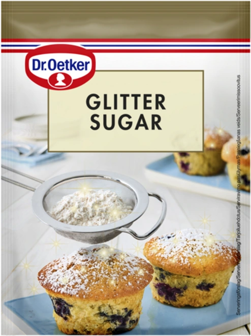 Dr. Oetker Glitter sugar 60g - glitteritomusokeri