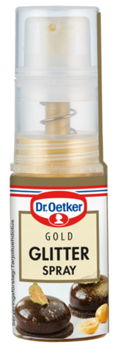 Dr. Oetker Gold Glitter spray -kimallesuihketta