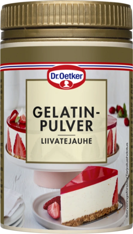Dr. Oetker Liivatejauhetta + 4 rkl kylmää vettä