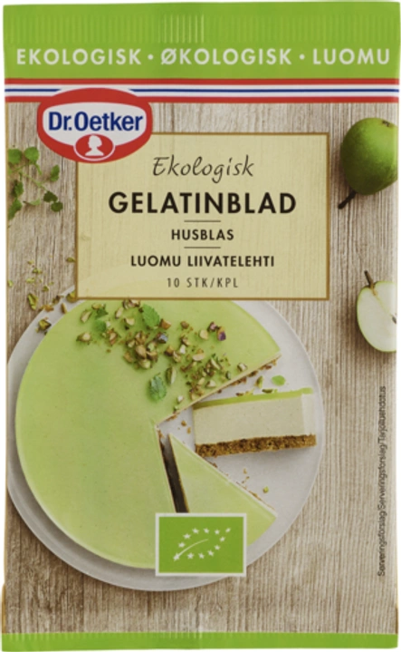 Dr. Oetker Luomu Liivatelehteä