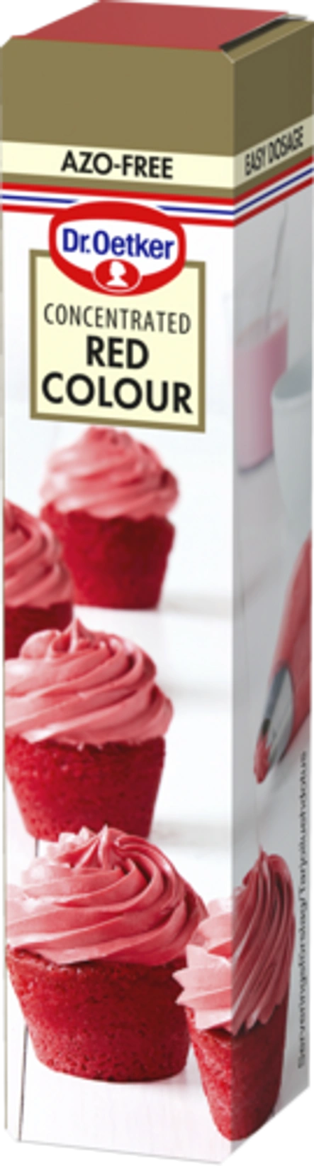 Dr. Oetker Punaista geeliväriä (tai toista väriä, jos haluat vegaaniset marengit)