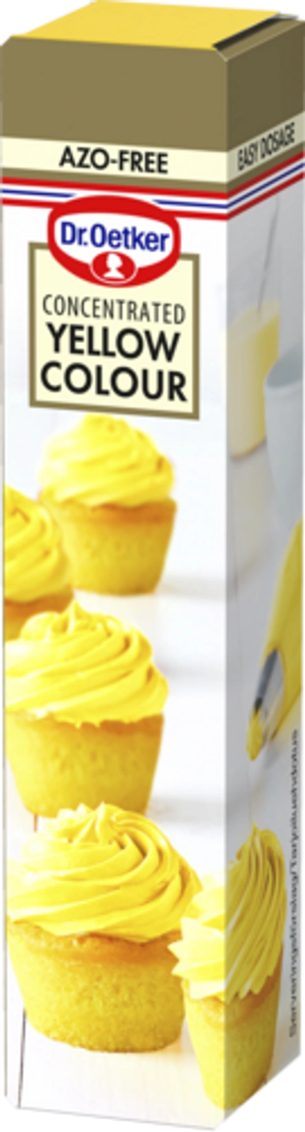 Dr. Oetker Keltaista geeliväriä