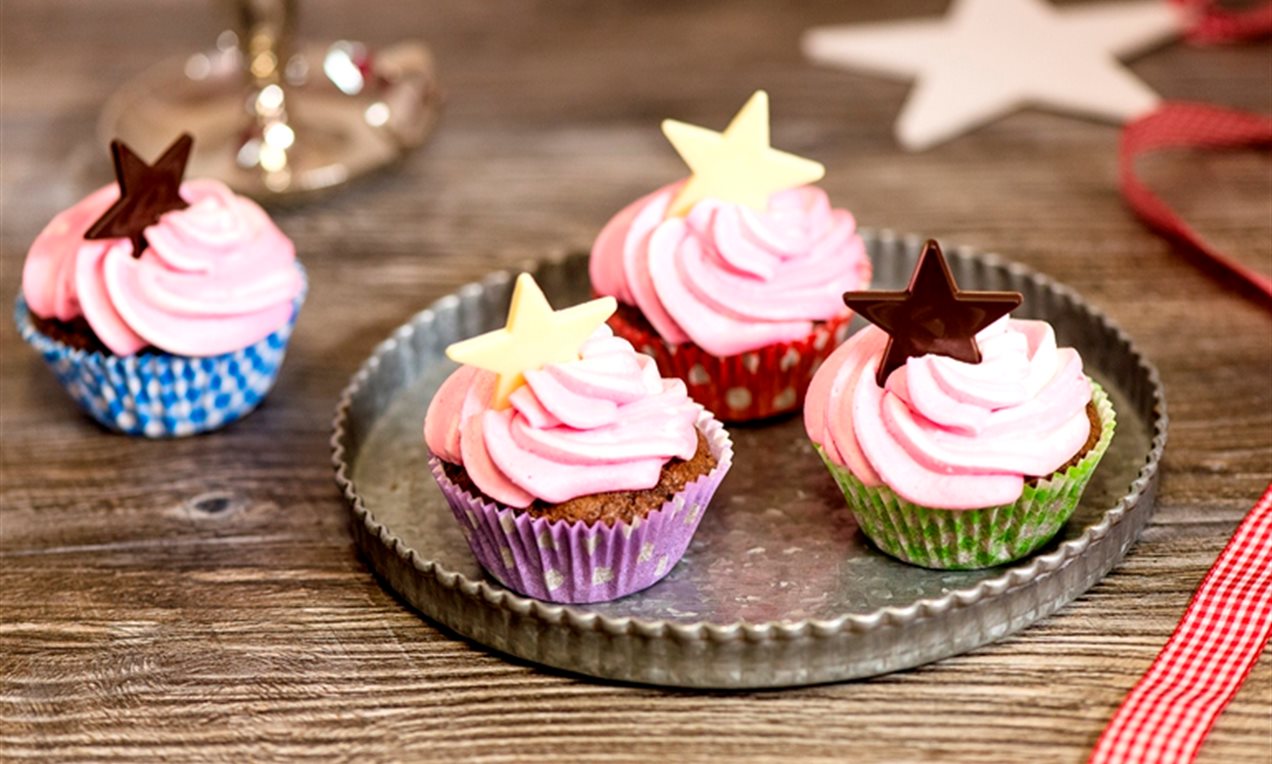 Suklaatähti cupcakes