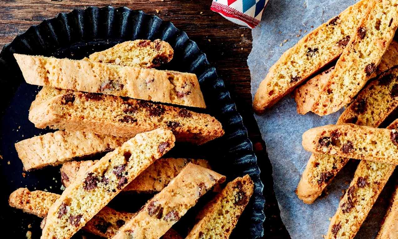 Suklaiset Biscotti-keksit