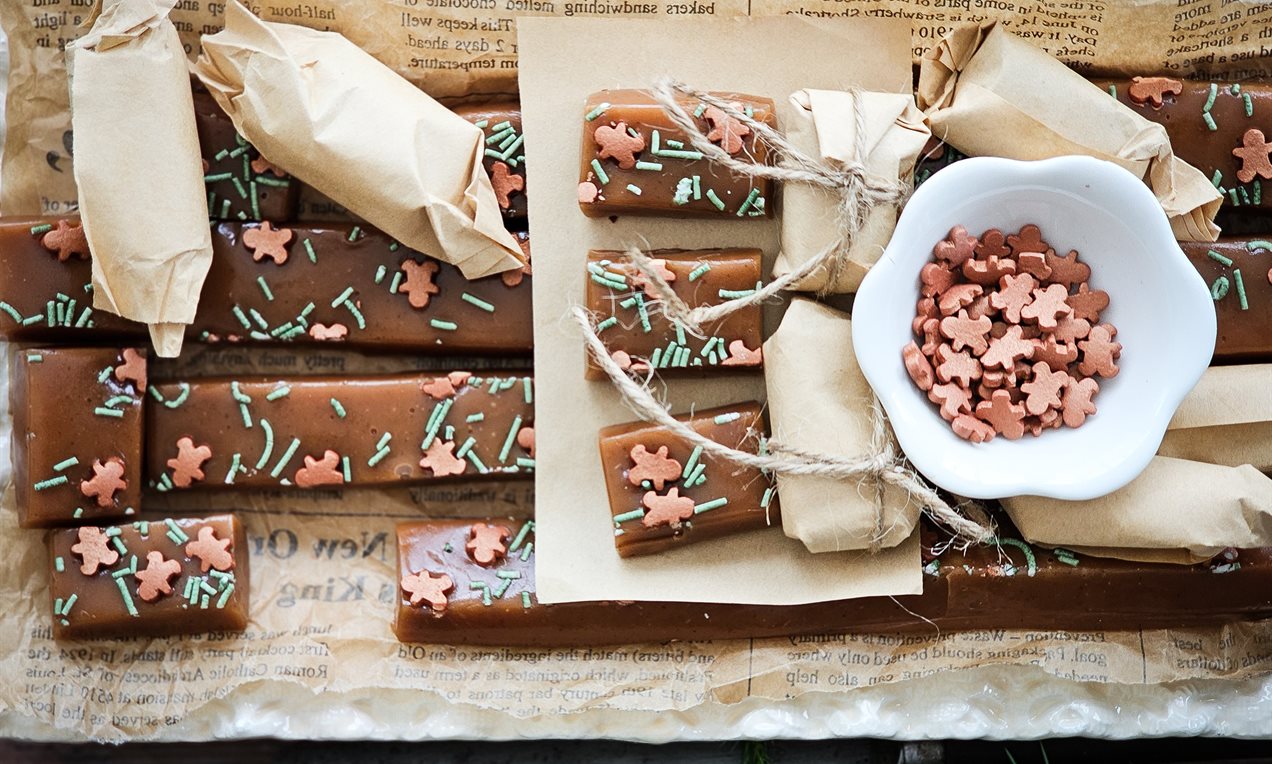 Piparinmakuinen Paahdettu voi -toffee