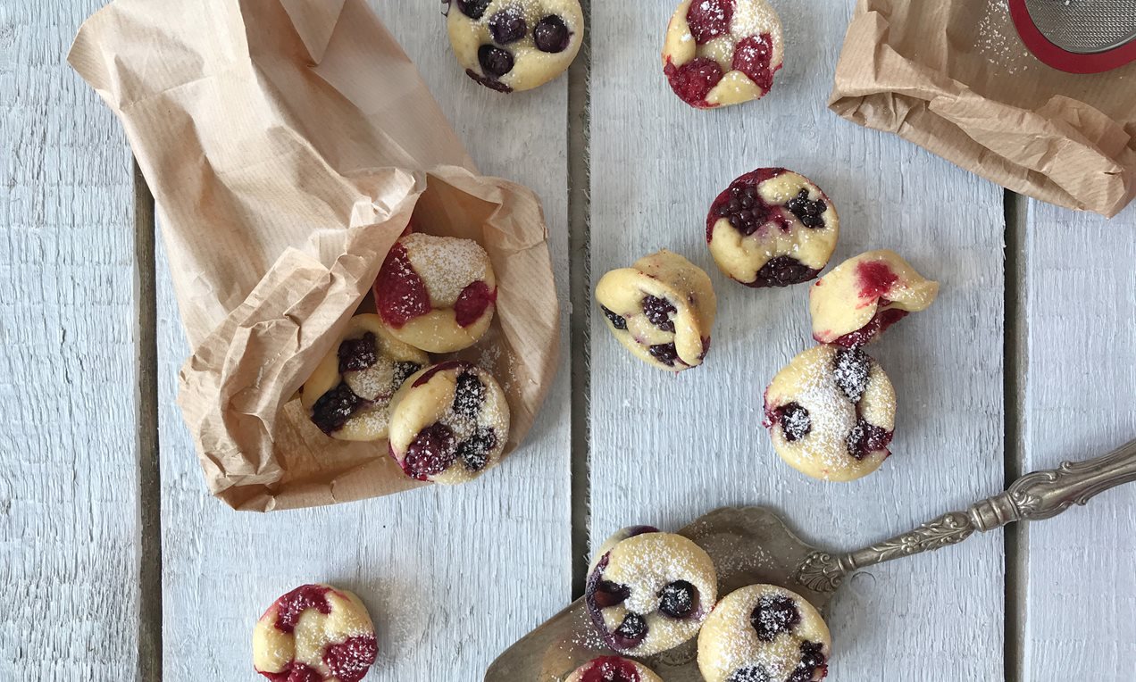 Minipannukakut muffinivuoissa