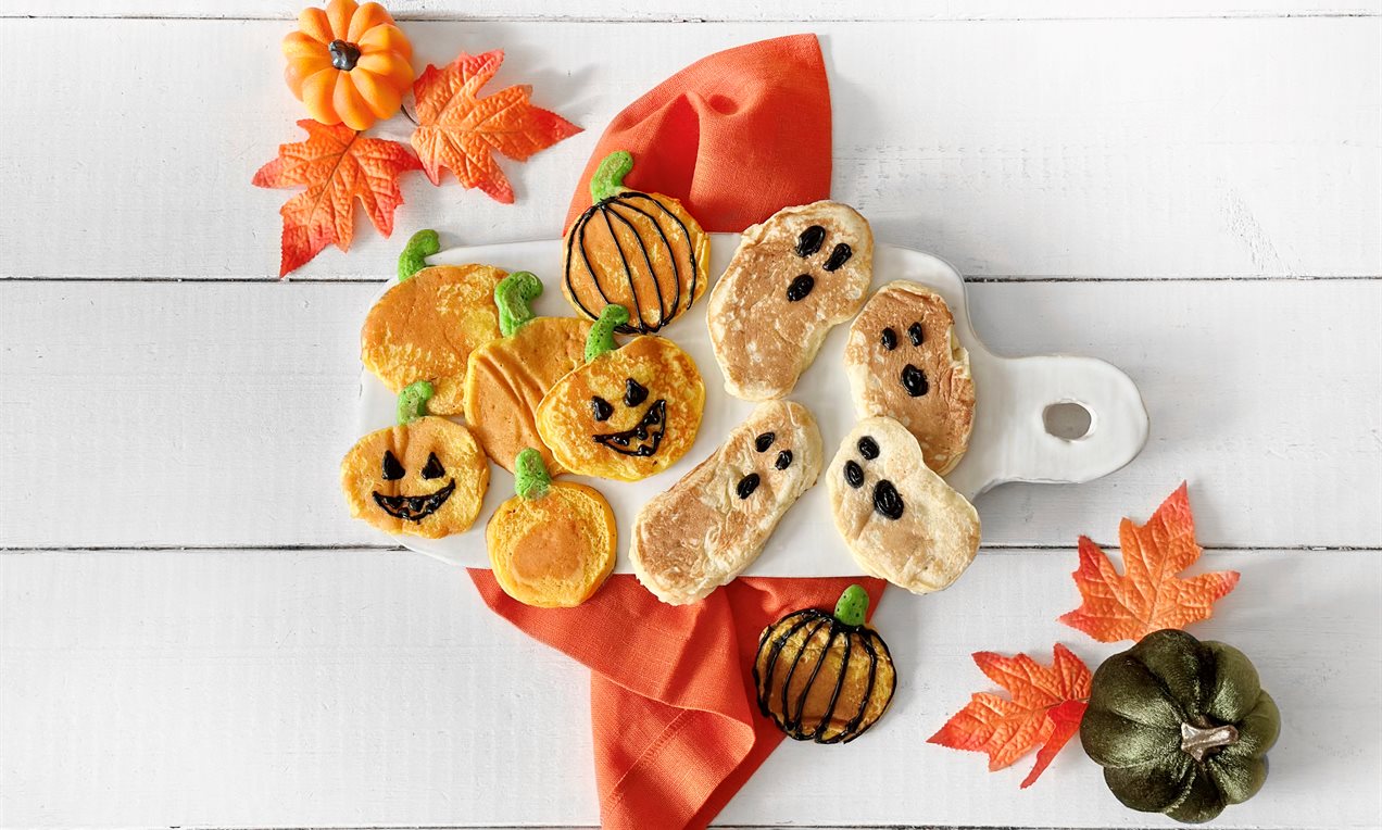 Halloween pancakes