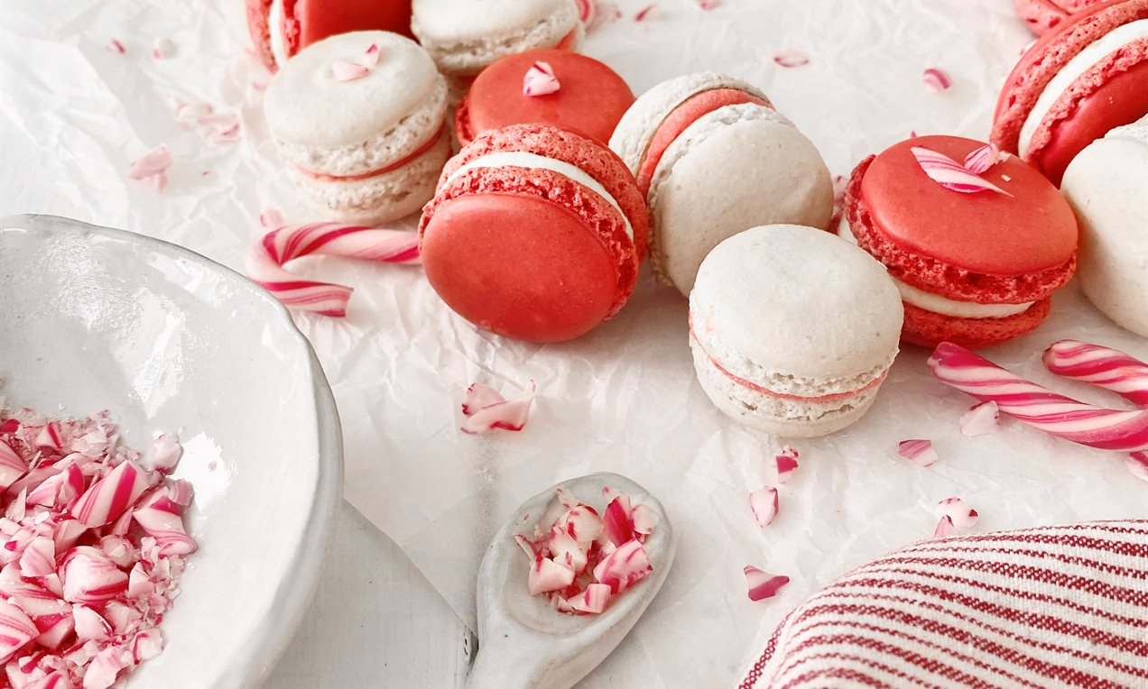 Piparminttu-macaronit
