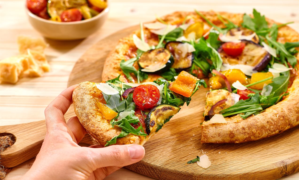 Antipastipizza rucolalla