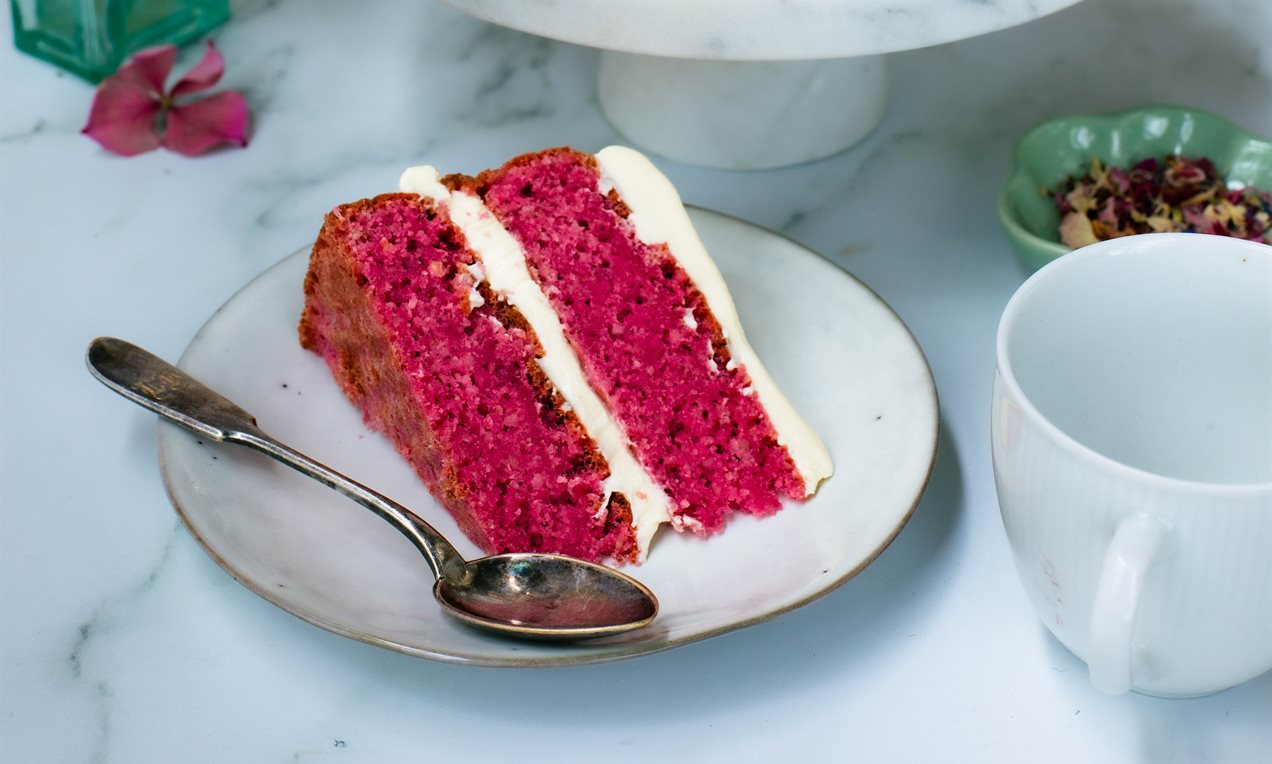 Vähähiilihydraattinen Red velvet -kakku
