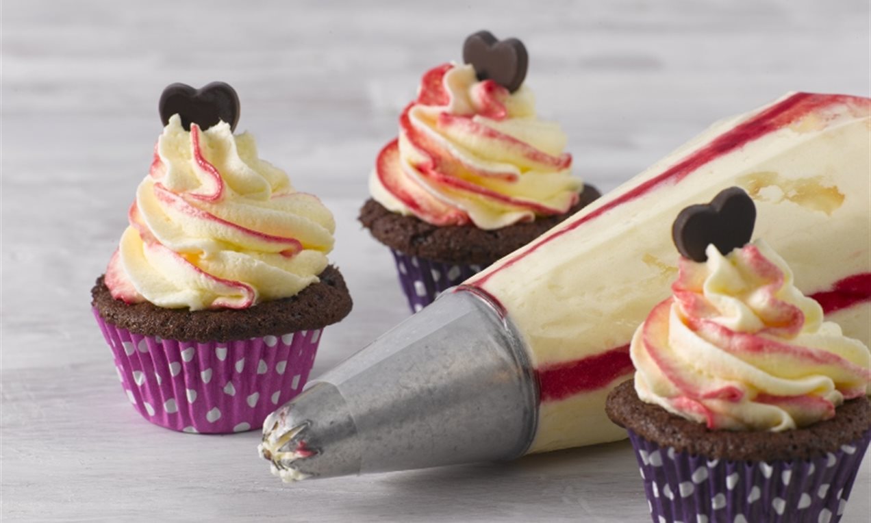 Raspberry minicupcakes