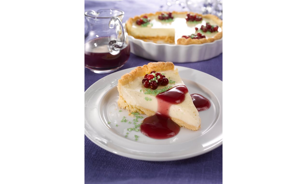 Pannacotta-piiras