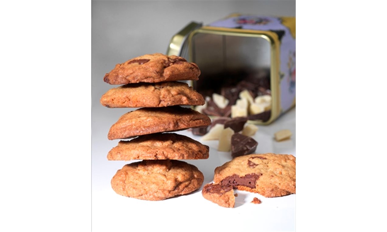 Triple chocolate cookies